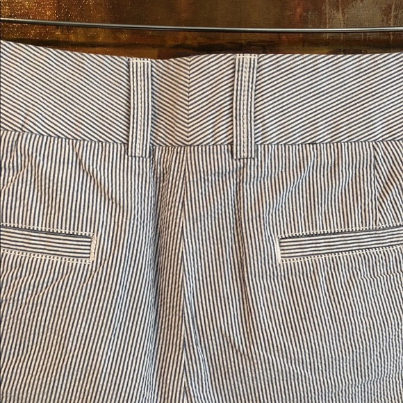 J. CREW "City Fit" Seersucker 5” Shorts Sz 14 NWOT - Picture 3 of 8
